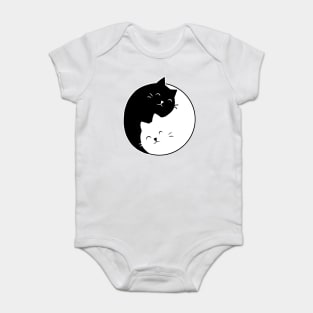 Yin Yang Cats Baby Bodysuit